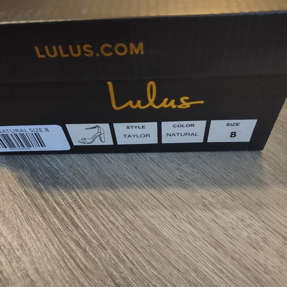 Lulu's Taylor Beige Fabric Nude Heels